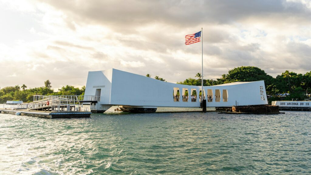 USS Arizona Memorial in Pearl Harbor