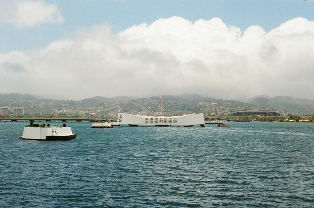 Pearl Harbor waters and bridge